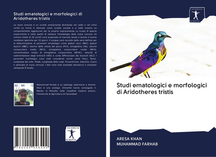 Produktbild: Studi ematologici e morfologici di Aridotheres tristis