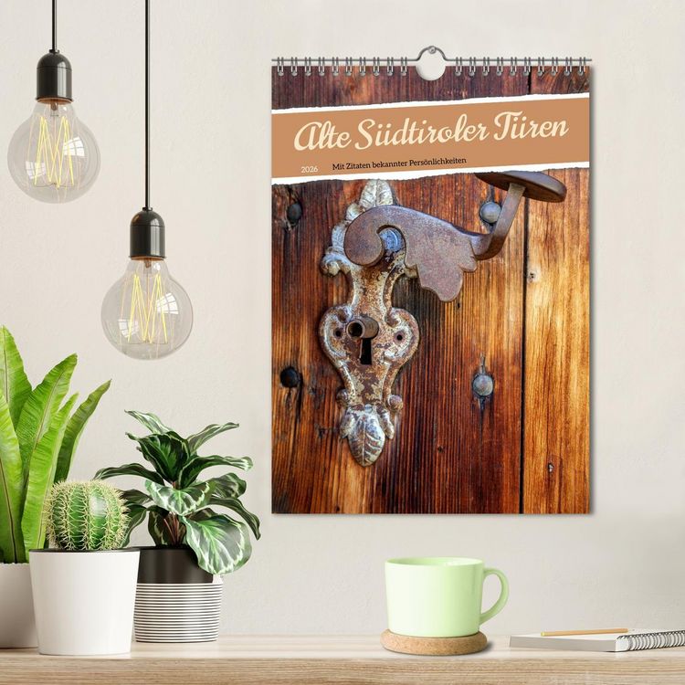 Produktbild: Alte S&uuml;dtiroler T&uuml;ren (Wandkalender 2026 DIN A4 hoch), CALVENDO Monatskalender
