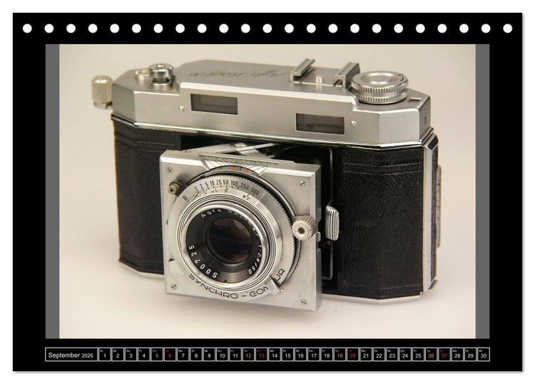 Produktbild: AGFA KAMERA OLDIES Klassische Kameras von 1926 - 1974 (Tischkalender 2026 DIN A5 quer), CALVENDO Monatskalender