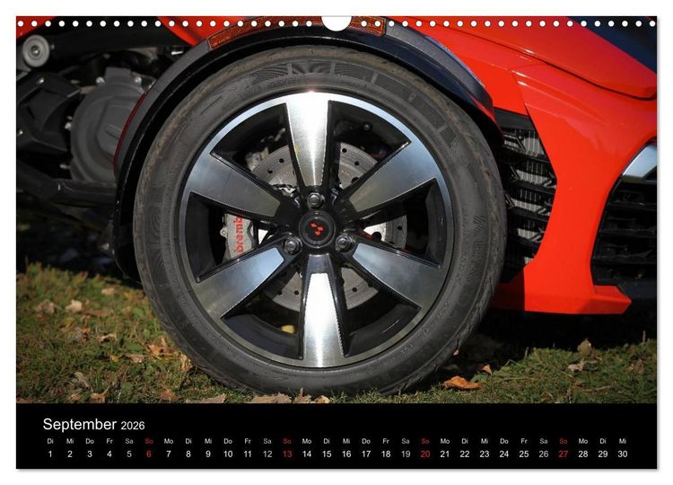 Produktbild: CanAm Spyder F3 (Wandkalender 2026 DIN A3 quer), CALVENDO Monatskalender