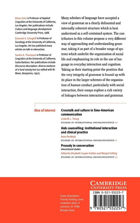 Produktbild: Interaction and Grammar