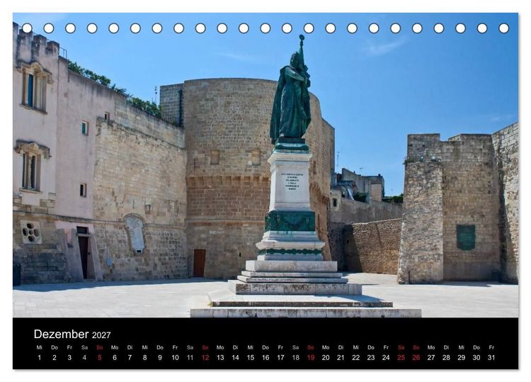 Produktbild: Apulien (Tischkalender 2027 DIN A5 quer), CALVENDO Monatskalender