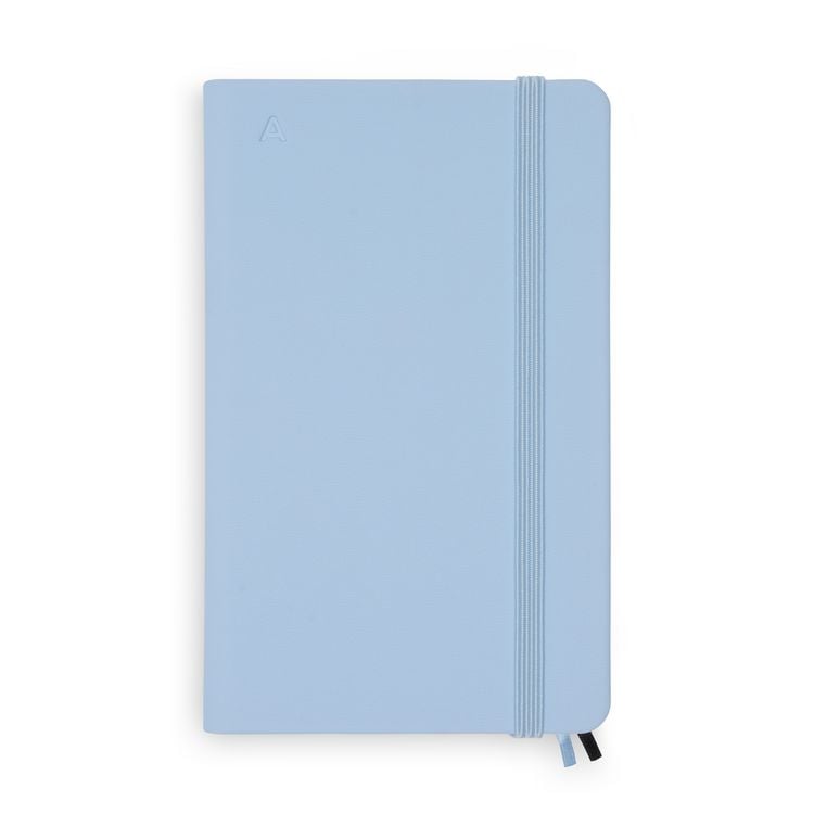 Produktbild: Notizbuch A6 Hardcover French Blue Blanko, 192 Seiten