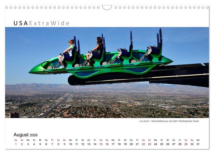 Produktbild: Impressionen aus LAS VEGAS (Wandkalender 2026 DIN A3 quer), CALVENDO Monatskalender