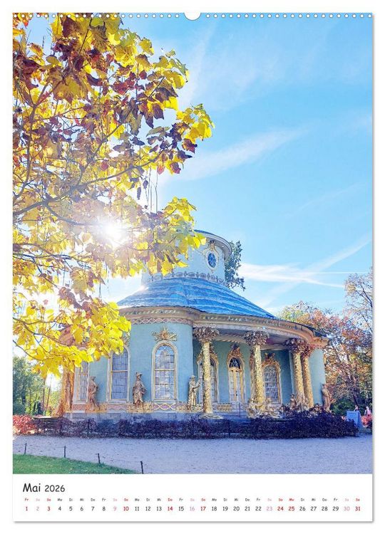 Produktbild: Der Park Sanssouci - ein Traum (Wandkalender 2026 DIN A2 hoch), CALVENDO Monatskalender