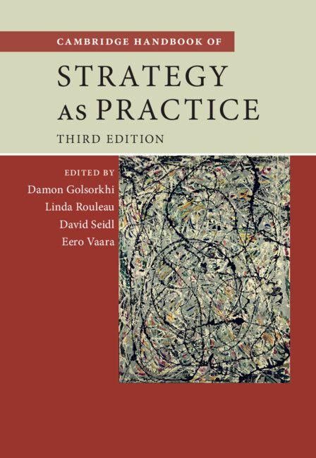 Produktbild: Cambridge Handbook of Strategy as Practice