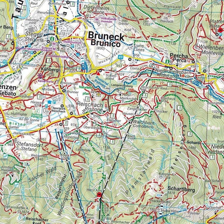 Produktbild: Freytag & berndt Wanderkarte WKI 10 Pustertal - Dolomiten 1:50.000