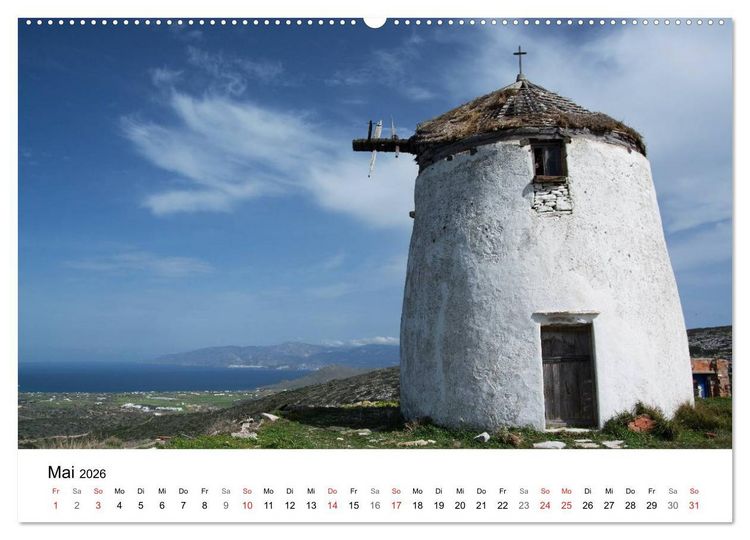 Produktbild: Paros, Perle der Kykladen (Wandkalender 2026 DIN A2 quer), CALVENDO Monatskalender