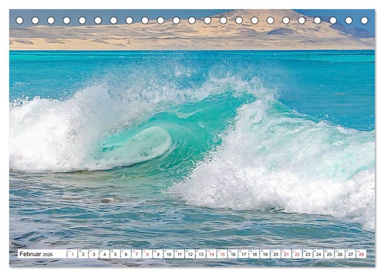 Produktbild: Boa Vista - die drittgr&ouml;&szlig;te Kapverdische Insel (Tischkalender 2026 DIN A5 quer), CALVENDO Monatskalender