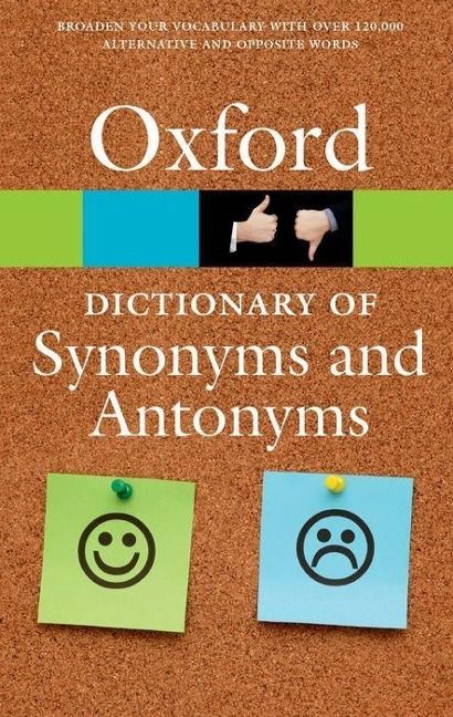 Produktbild: The Oxford Dictionary of Synonyms and Antonyms