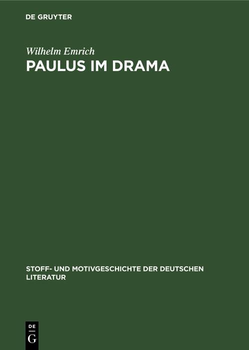 Produktbild: Paulus im Drama