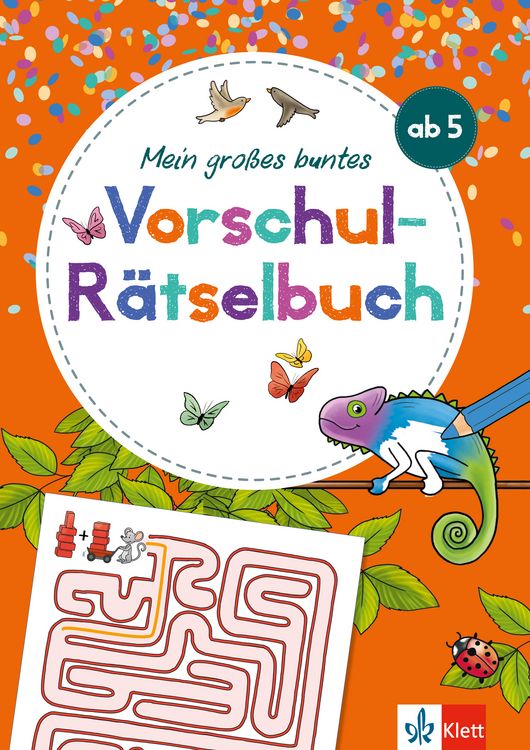 Produktbild: Klett Mein gro&szlig;es buntes Vorschul-R&auml;tselbuch