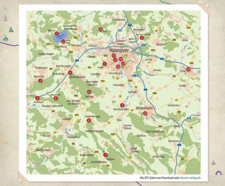 Produktbild: In und um Hannover. Wandern f&uuml;r die Seele