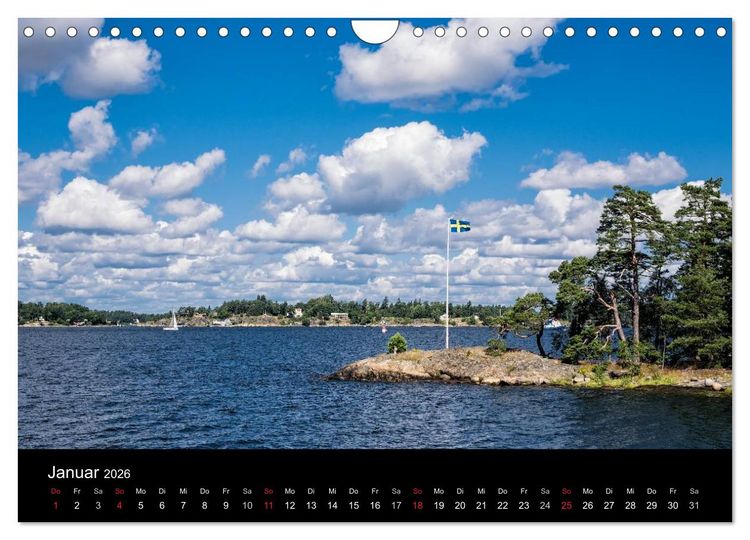 Produktbild: Sch&auml;rengarten an der schwedischen Ostk&uuml;ste (Wandkalender 2026 DIN A4 quer), CALVENDO Monatskalender