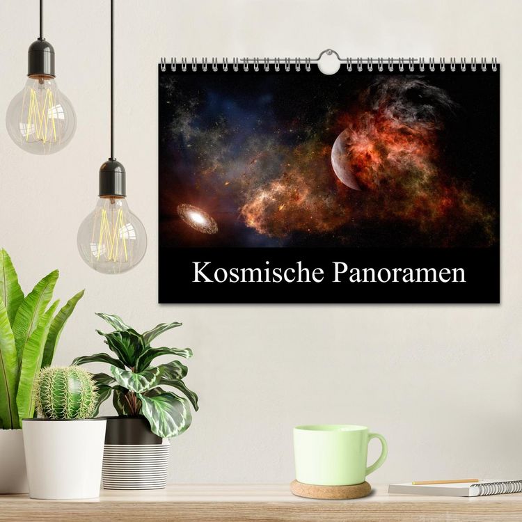 Produktbild: Kosmische Panoramen (Wandkalender 2026 DIN A4 quer), CALVENDO Monatskalender