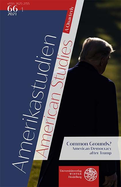 Produktbild: Amerikastudien / American Studies. A Quarterly. Vol. 66:1 (2021)