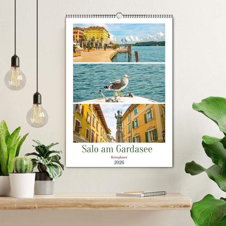 Produktbild: Salo am Gardasee - Reiseplaner (Wandkalender 2026 DIN A2 hoch), CALVENDO Monatskalender