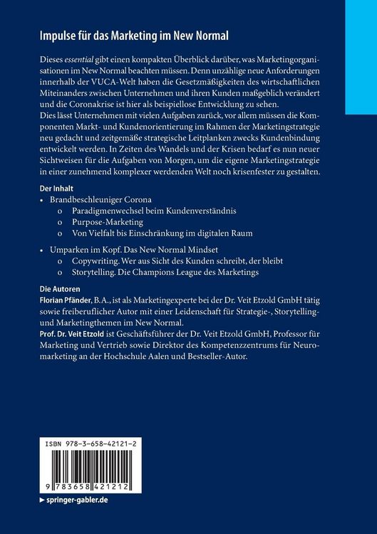 Produktbild: Impulse f&uuml;r das Marketing im New Normal