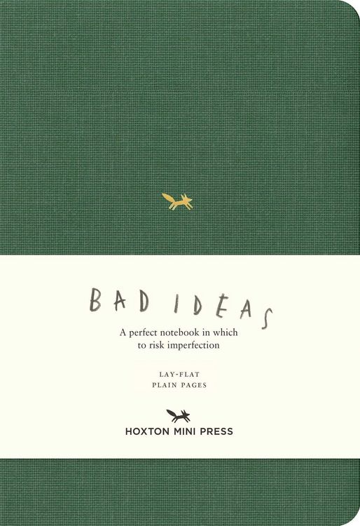 Produktbild: A Notebook for Bad Ideas (Medium / Green / Unlined)