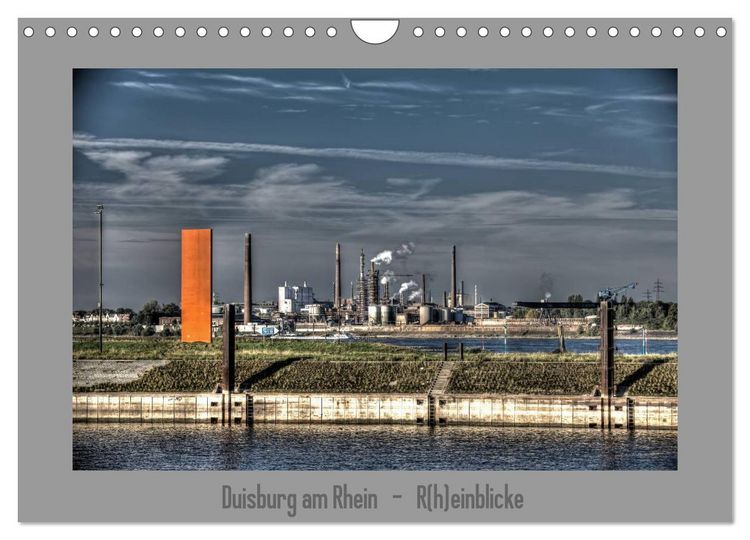 Produktbild: Duisburg am Rhein - R(h)einblicke (Wandkalender 2026 DIN A4 quer), CALVENDO Monatskalender