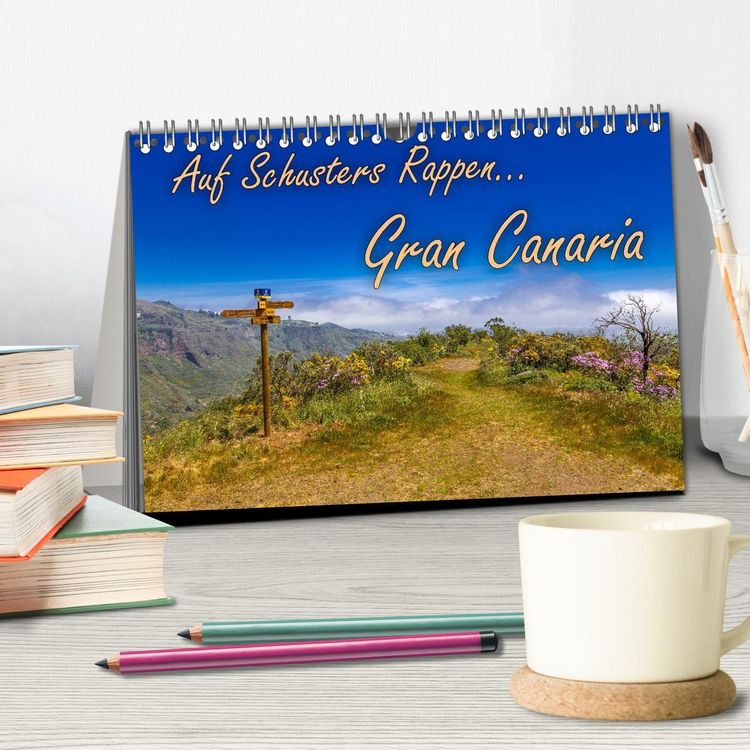 Produktbild: Auf Schusters Rappen... Gran Canaria (Tischkalender 2026 DIN A5 quer), CALVENDO Monatskalender