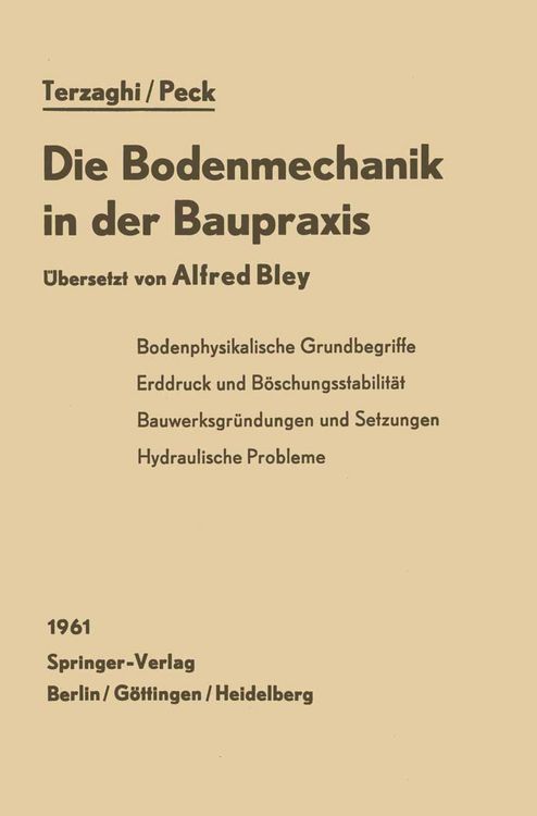 Produktbild: Die Bodenmechanik in der Baupraxis