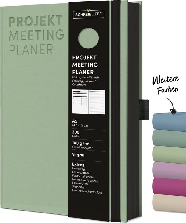 Produktbild: Projekt-Meeting-Planer Mint
