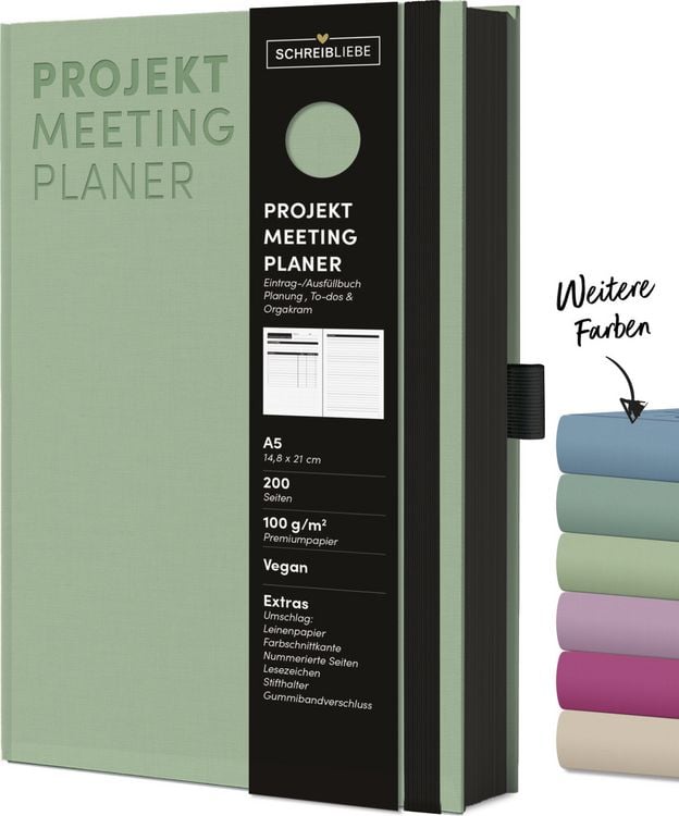 Produktbild: Projekt-Meeting-Planer Mint