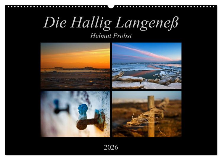 Produktbild: Die Hallig Langene&szlig; (Wandkalender 2026 DIN A2 quer), CALVENDO Monatskalender