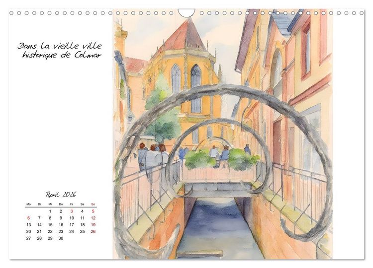 Produktbild: Zauberhafte Motive aus dem Elsass (Wandkalender 2026 DIN A3 quer), CALVENDO Monatskalender