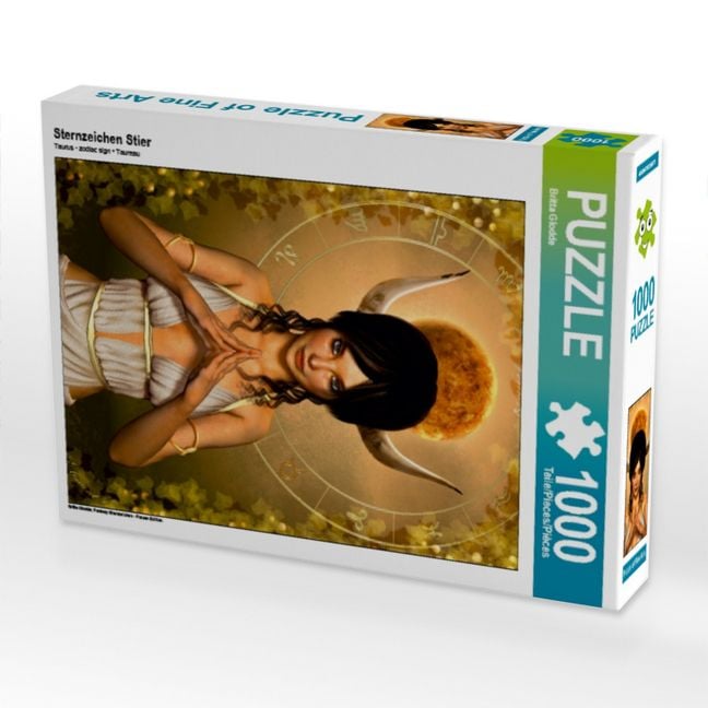 Produktbild: CALVENDO Puzzle Sternzeichen Stier | 1000 Teile Lege-Gr&ouml;&szlig;e 64x48cm Foto-Puzzle f&uuml;r gl&uuml;ckliche Stunden