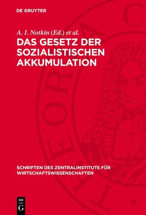 Produktbild: Das Gesetz der sozialistischen Akkumulation