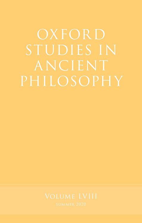 Produktbild: Oxford Studies in Ancient Philosophy, Volume 58