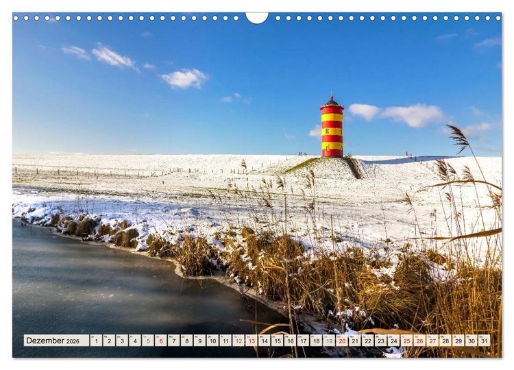 Produktbild: Der sch&ouml;ne Norden Deutschlands (Wandkalender 2026 DIN A3 quer), CALVENDO Monatskalender