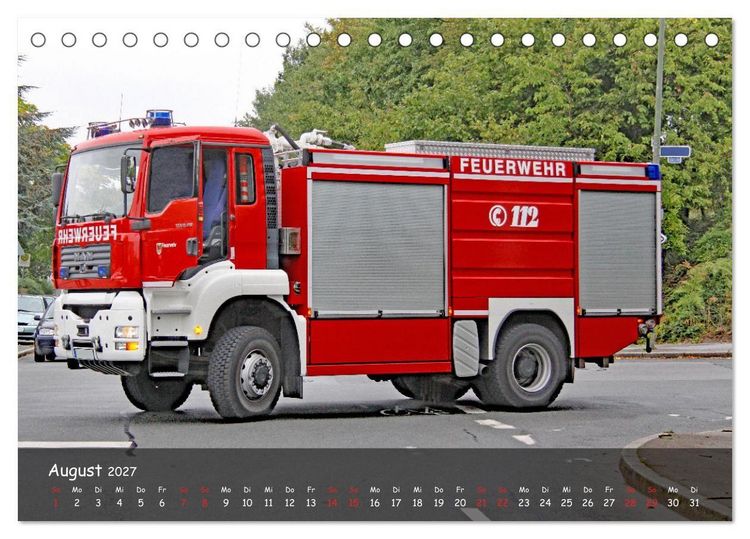 Produktbild: Der Rettungsdienst (Tischkalender 2027 DIN A5 quer), CALVENDO Monatskalender