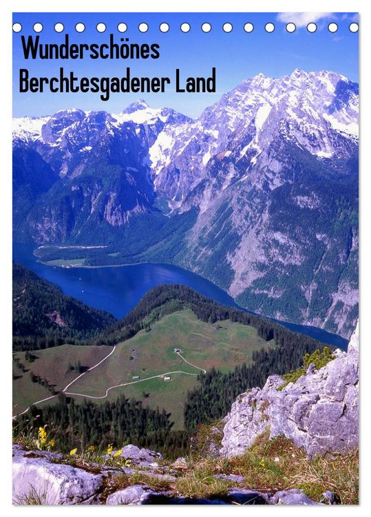 Produktbild: Wundersch&ouml;nes Berchtesgadener Land (Tischkalender 2026 DIN A5 hoch), CALVENDO Monatskalender