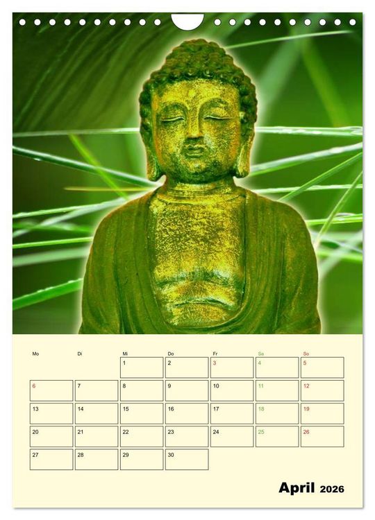 Produktbild: Buddhismus (Wandkalender 2026 DIN A4 hoch), CALVENDO Monatskalender