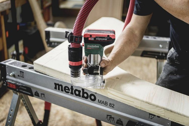 Produktbild: Metabo Akku-Kantenfr&auml;se 601742840 FMV 18 LTX BL 8