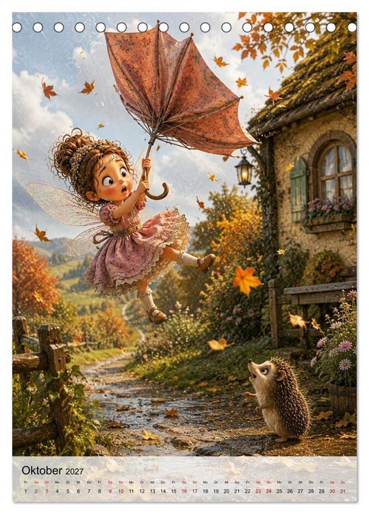Produktbild: Die Tollpatschfee (Tischkalender 2027 DIN A5 hoch), CALVENDO Monatskalender
