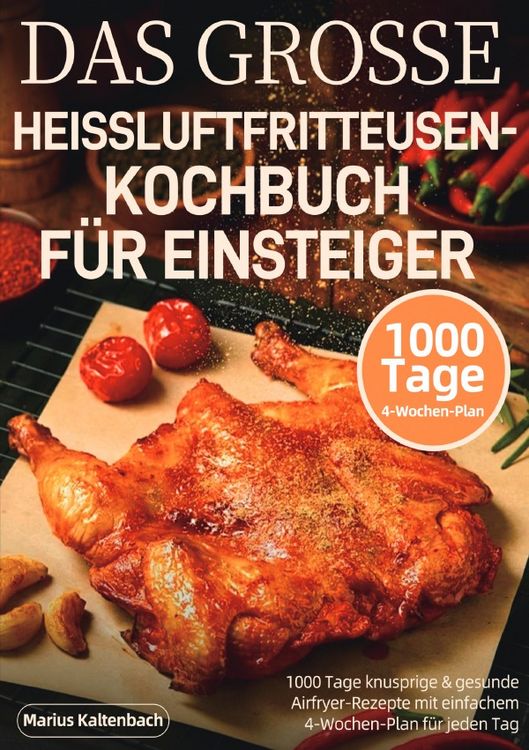 Produktbild: Das grosse heissluftfritteusen-kochbuch f&uuml;r einsteiger