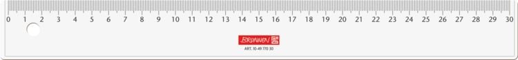 Produktbild: Brunnen Lineal 30cm glasklar