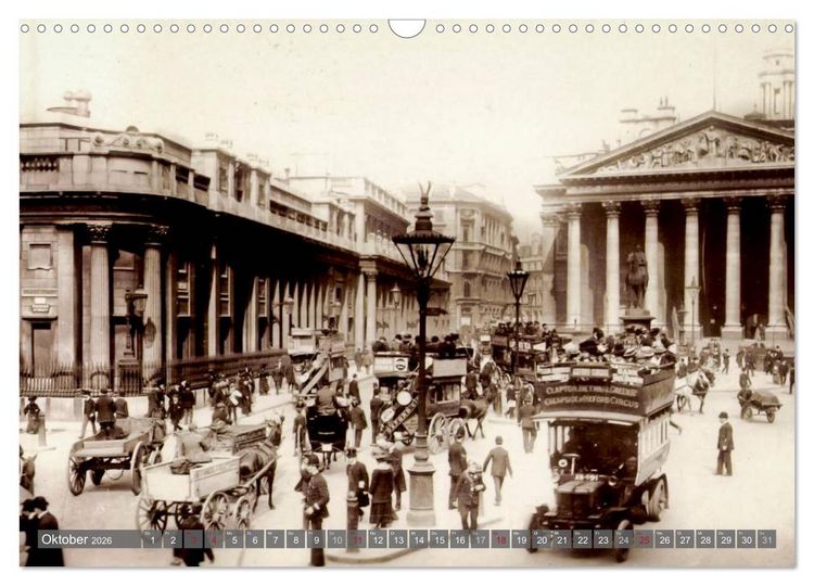 Produktbild: Sch&ouml;nes altes London in historischen Bildern (Wandkalender 2026 DIN A3 quer), CALVENDO Monatskalender
