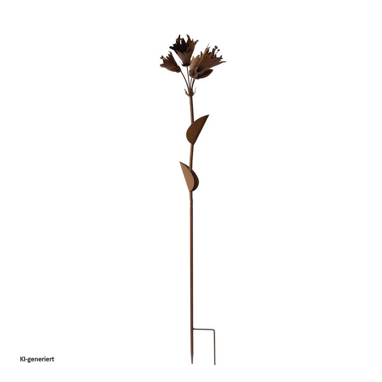 Produktbild: HTI-Living HTI-Living Blumenstecker Rostoptik Bl&uuml;ten Celia