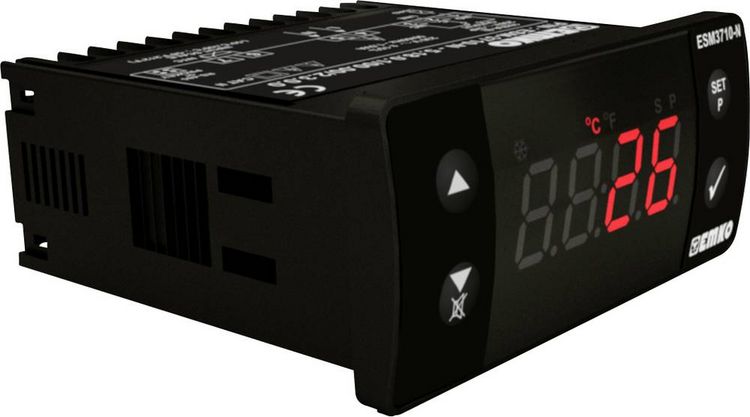 Produktbild: Emko ESM-3710-N 2-Punkt-Regler Temperaturregler Pt100 -50 bis 400 &deg;C Relais 16 A (L x B x H) 65 x 76 x 35 mm