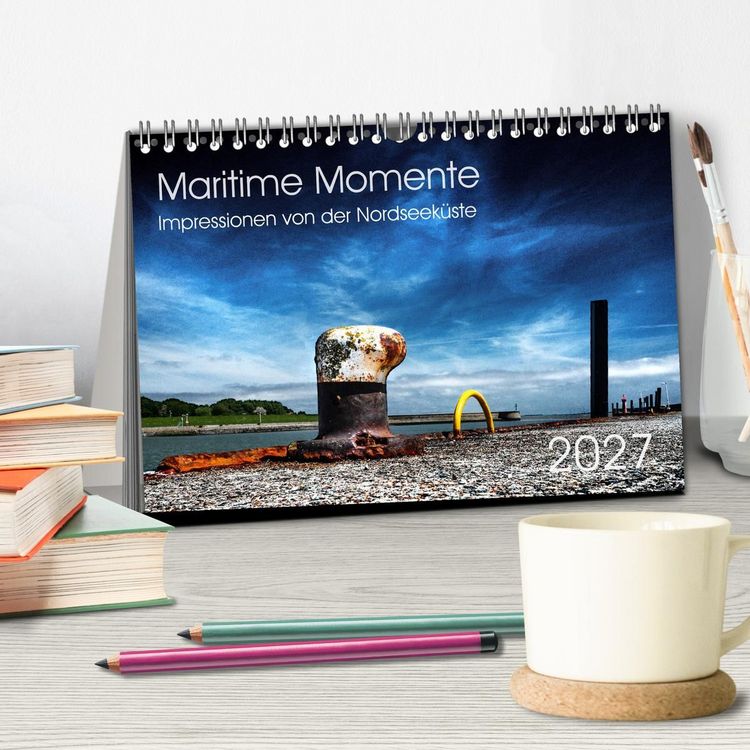 Produktbild: Maritime Momente (Tischkalender 2027 DIN A5 quer), CALVENDO Monatskalender