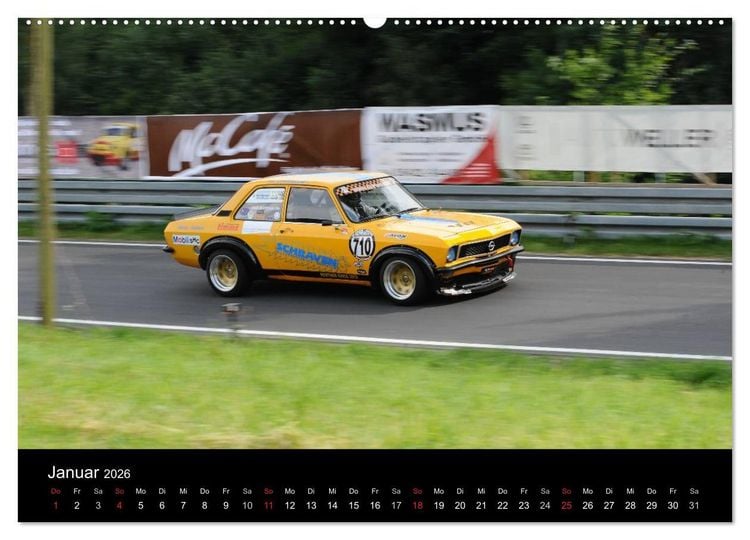 Produktbild: Bergrennen im Opel (hochwertiger Premium Wandkalender 2026 DIN A2 quer), Kunstdruck in Hochglanz