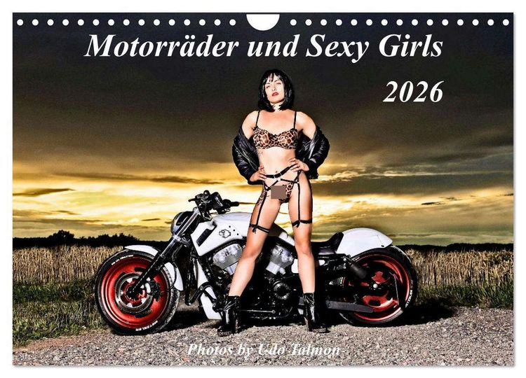 Produktbild: Motorr&auml;der und Sexy Girls (Wandkalender 2026 DIN A4 quer), CALVENDO Monatskalender