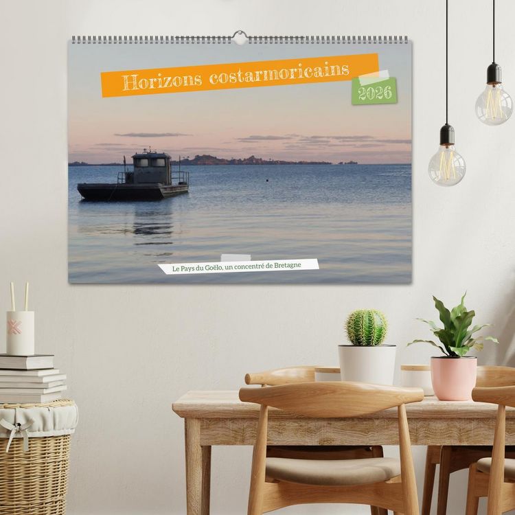 Produktbild: Horizons costarmoricains (Calendrier mural 2026 DIN A2 vertical), CALVENDO calendrier mensuel