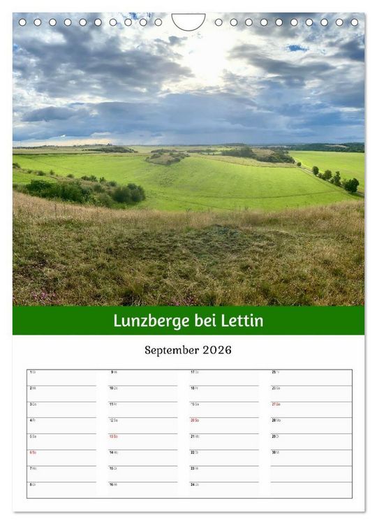 Produktbild: Natursch&ouml;nheiten aus Halle (Saale) (Wandkalender 2026 DIN A4 hoch), CALVENDO Monatskalender