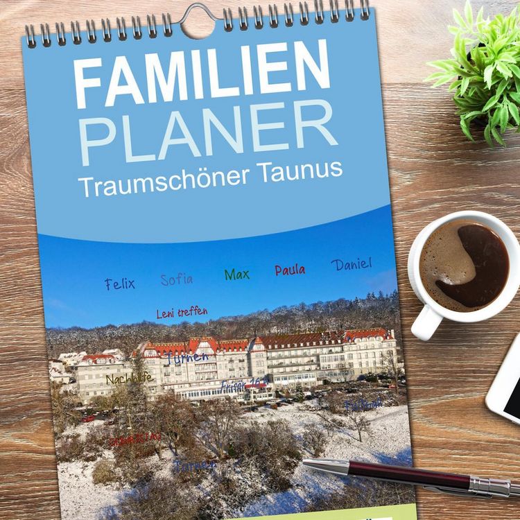 Produktbild: Familienplaner 2026 - Traumsch&ouml;ner Taunus mit 5 Spalten (Wandkalender, 21 x 45 cm) CALVENDO